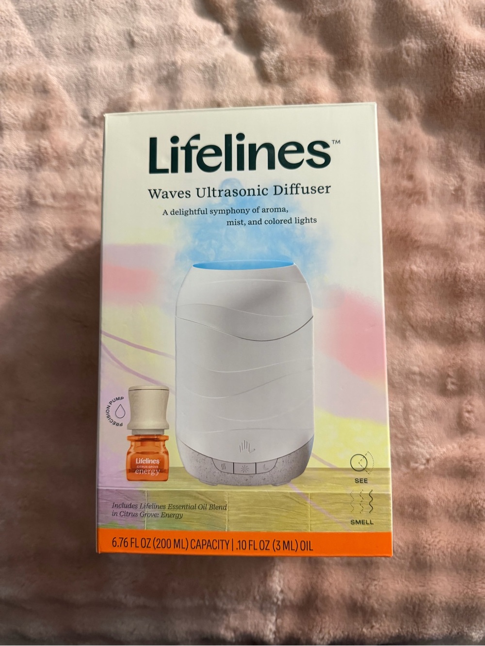Lifelines Waves Ultrasonic Diffuser - White